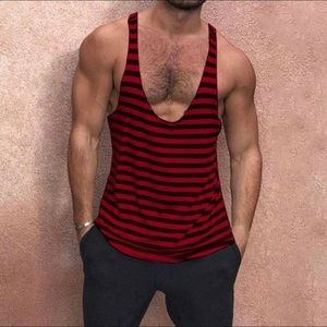 Men’s Medium Striped Tank Top